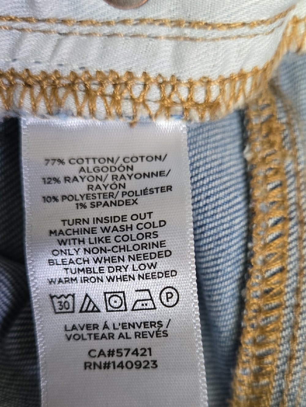 Ann Taylor Loft Blue Curvy High Waist Skinny Jeans 30 10 - Picture 6 of 6